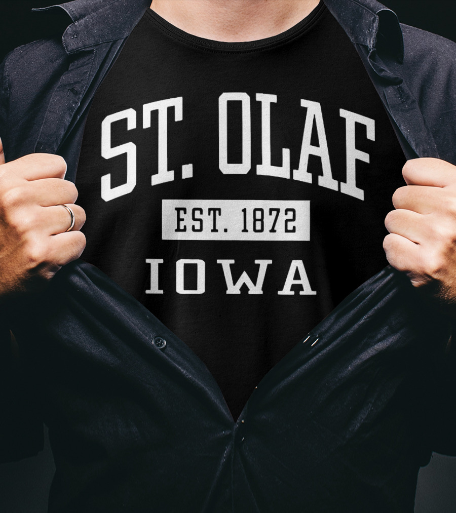 St. Olaf Iowa Established 1872 College Spirit T-Shirt