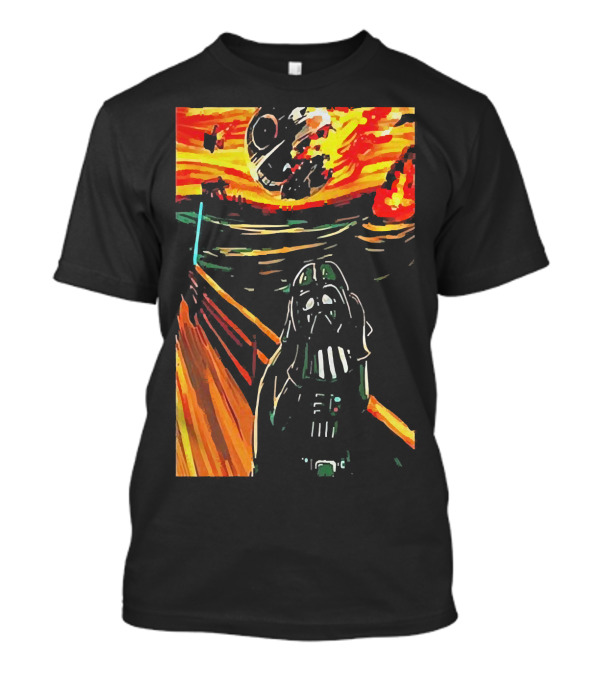 Star Wars Darth Vader The Scream Death Star T-Shirt