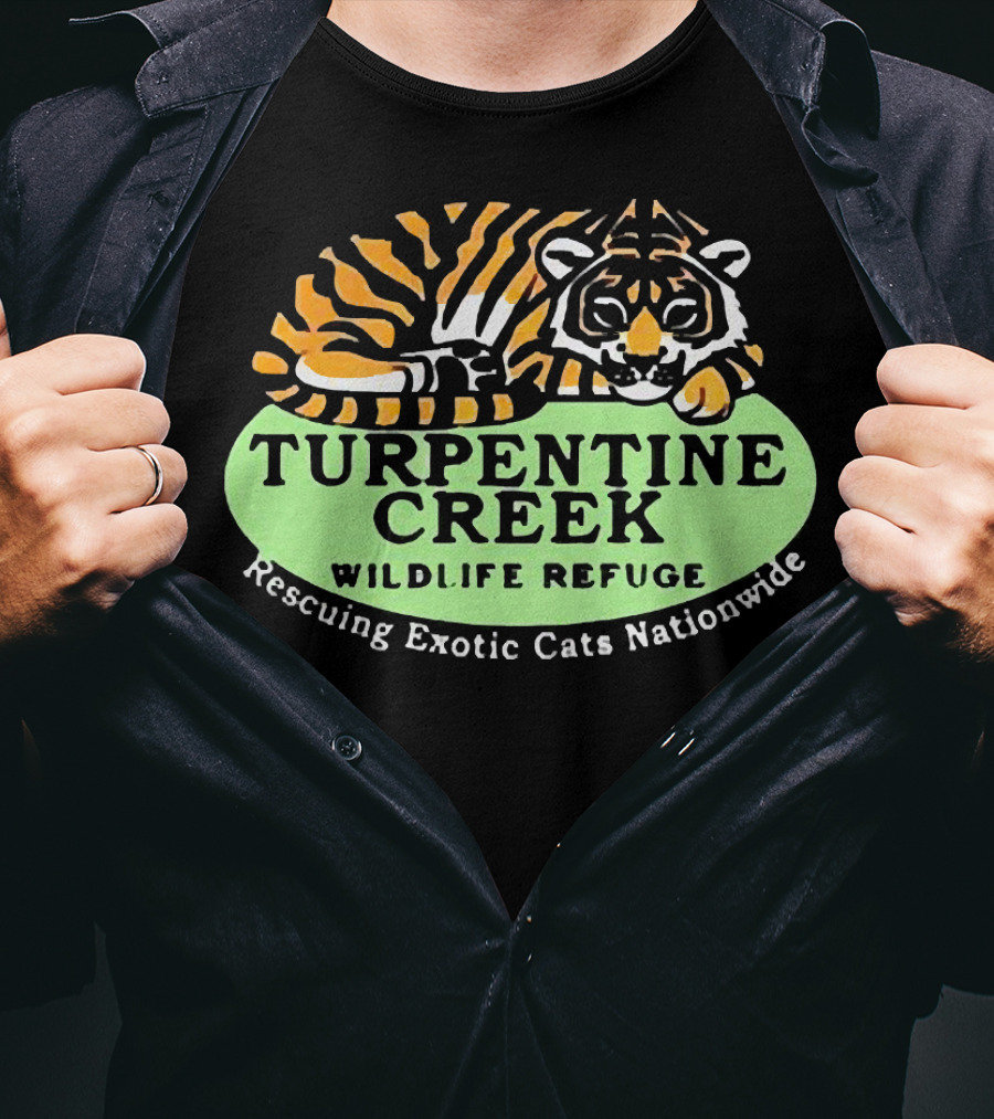 Turpentine Creek Wildlife Refuge Rescuing Exotic Cats Nationwide T-Shirt