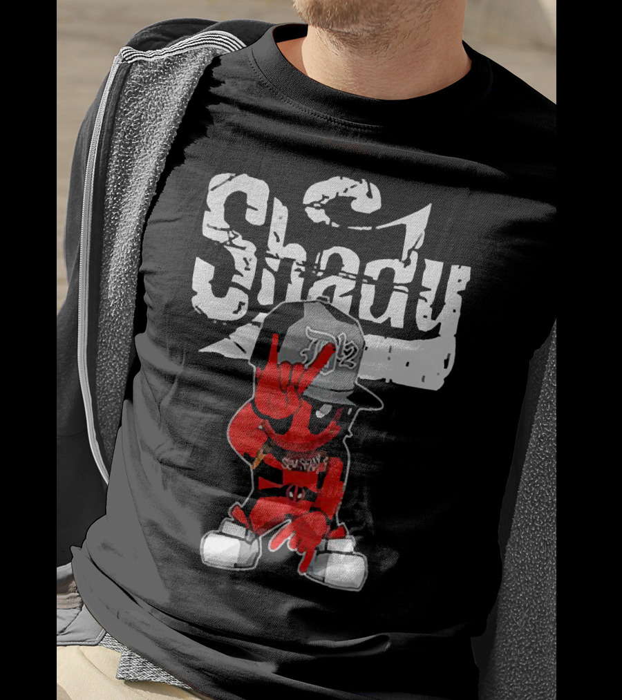 Baby Deadpool Slim Shady Rap Icon Crossover T-Shirt