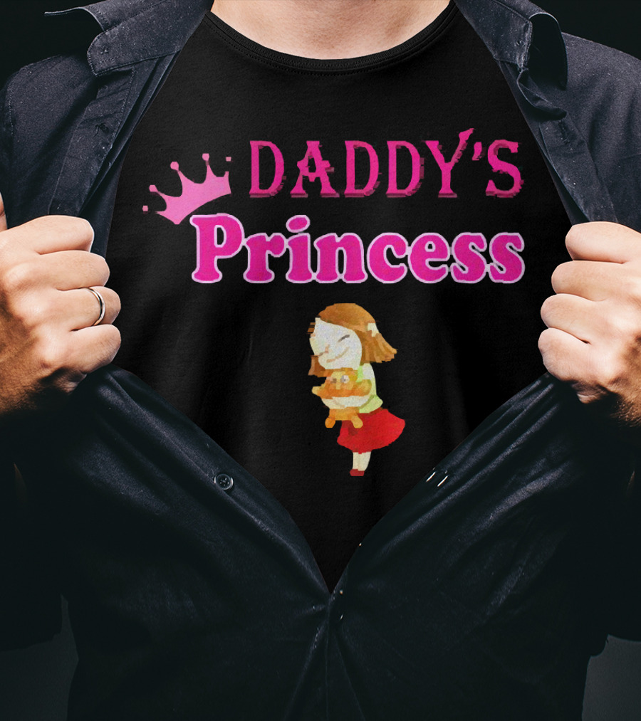 DADDY'S Princess Prinzessin Angel Des Niedlichen Vatis T-Shirt