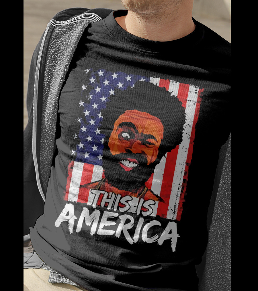 This Is America USA Flag Childish Gambino T-Shirt