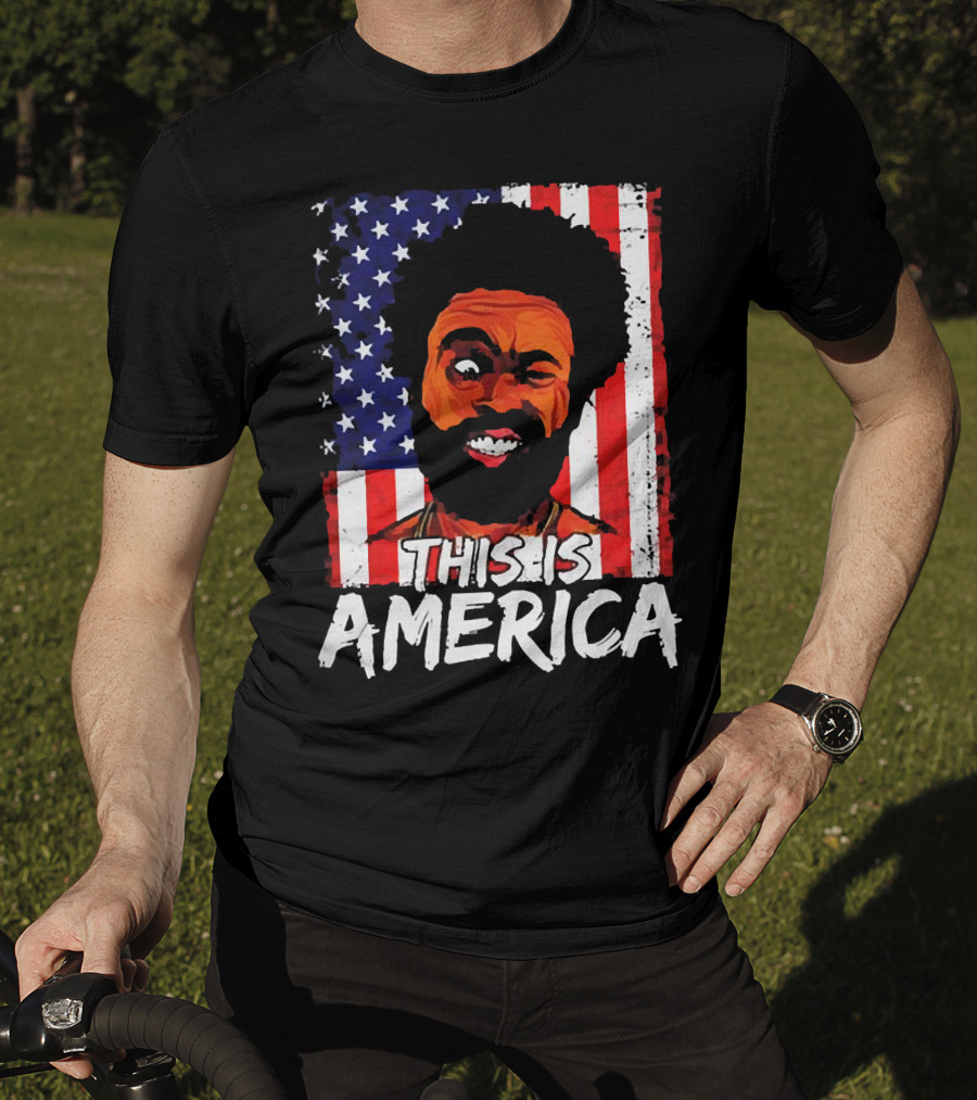 This Is America USA Flag Childish Gambino T-Shirt
