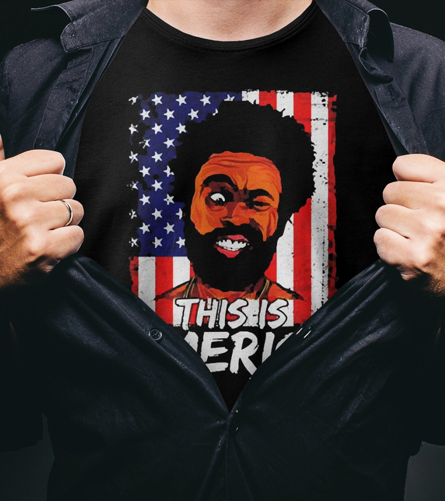 This Is America USA Flag Childish Gambino T-Shirt