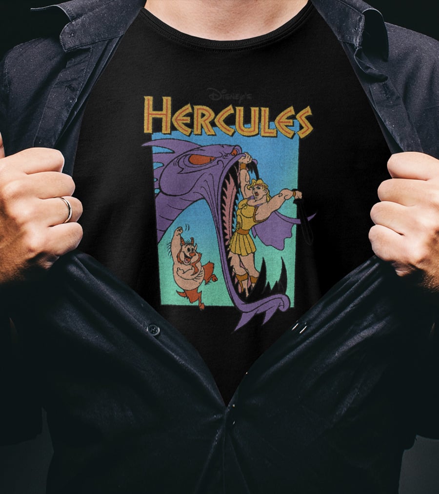 Disney's Hercules Hydra Battle Vintage T-Shirt