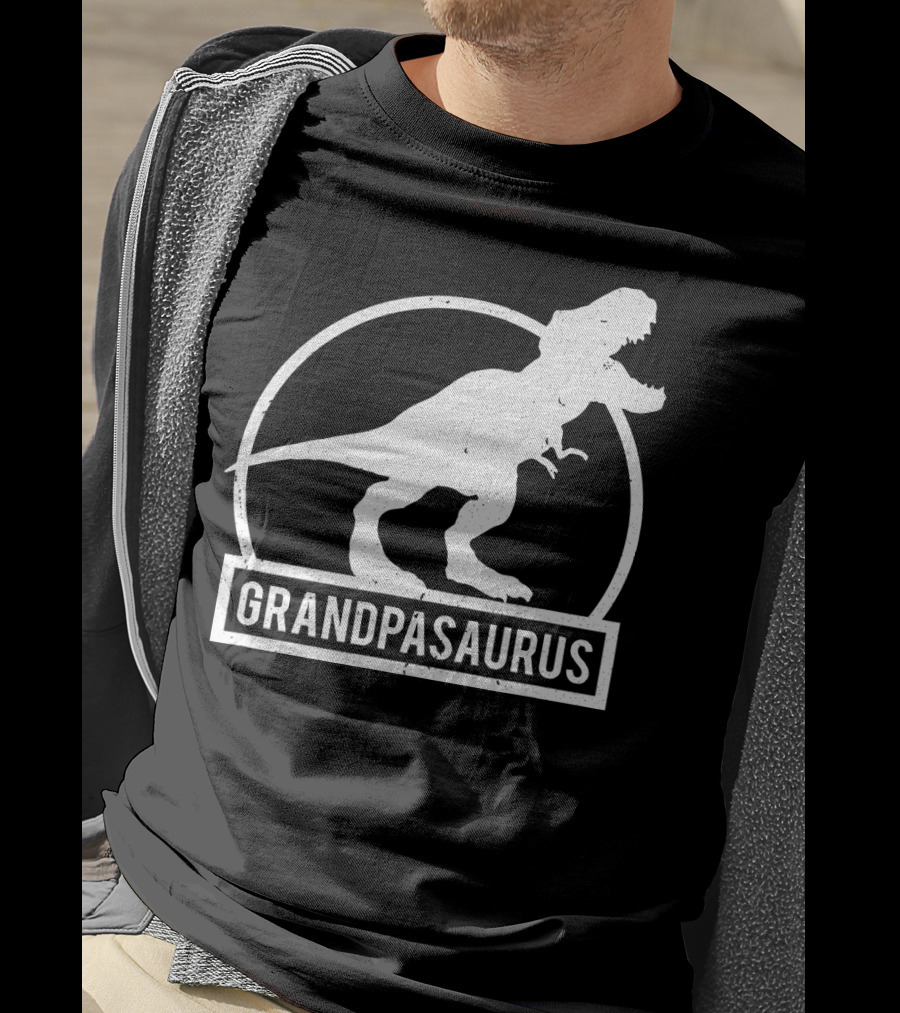 Grandpasaurus Dinosaur Grandpa T-Shirt