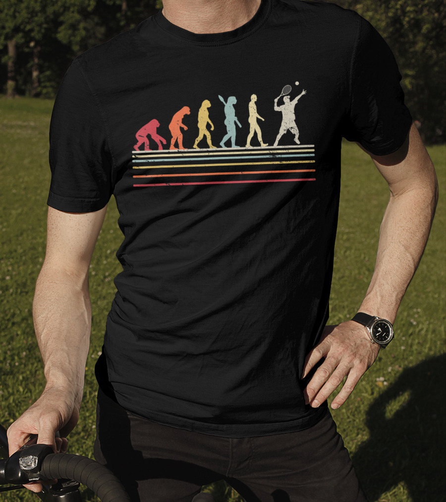 Funny Tennis Evolution T-Shirt