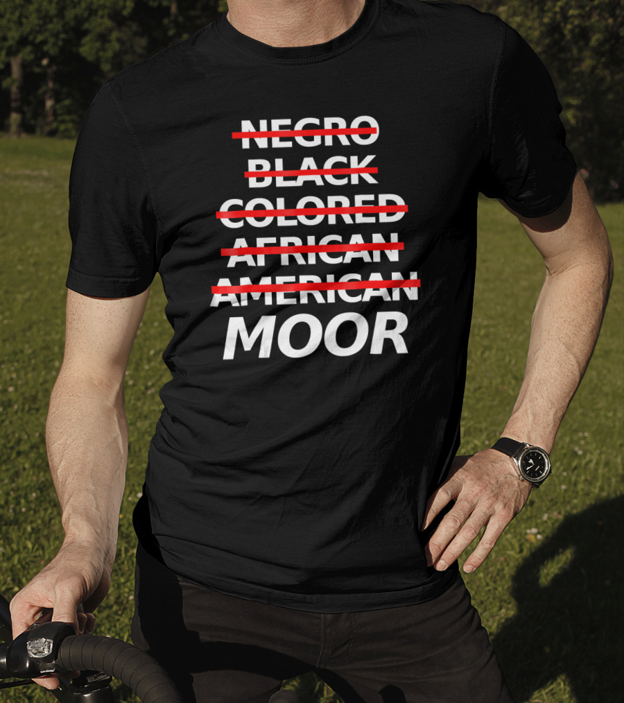 Moorish American Negro Black Colored African American Moor T-Shirt