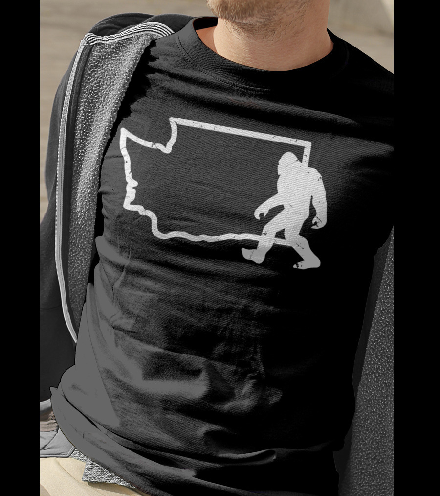 Washington State PNW Bigfoot Sasquatch T-Shirt