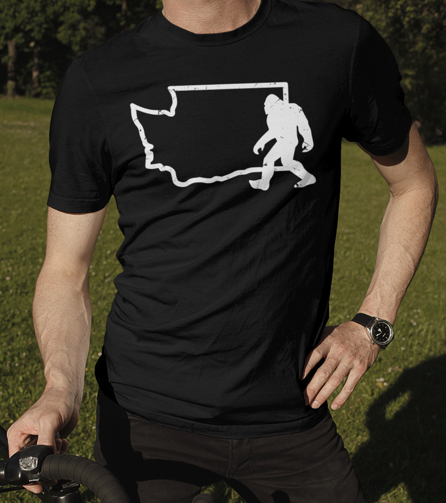 Washington State PNW Bigfoot Sasquatch T-Shirt
