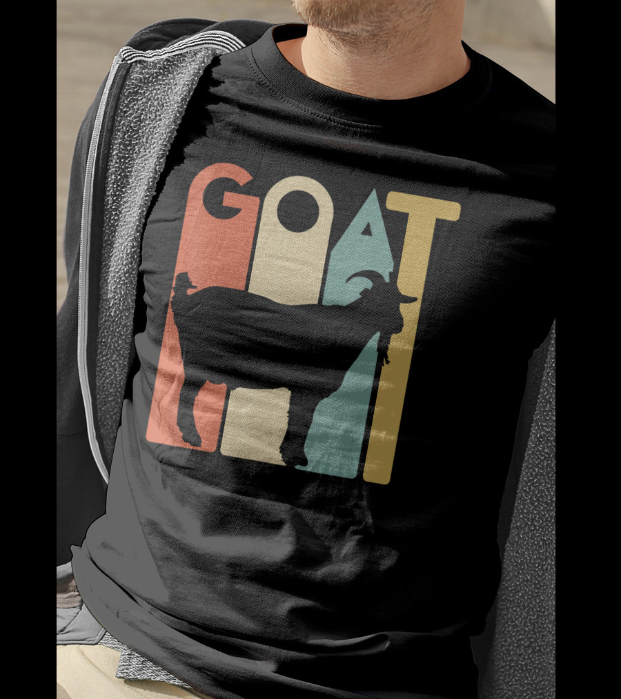 Retro Vintage Goat Animal Goats Lover T-Shirt