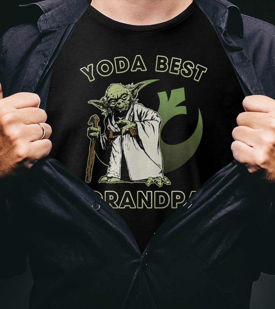 Star Wars Yoda Best Grandpa Rebel Alliance T-Shirt