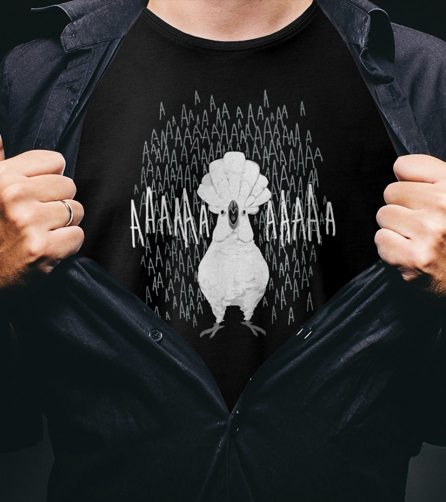 Screaming Cockatoo With AAAAAAH T-Shirt