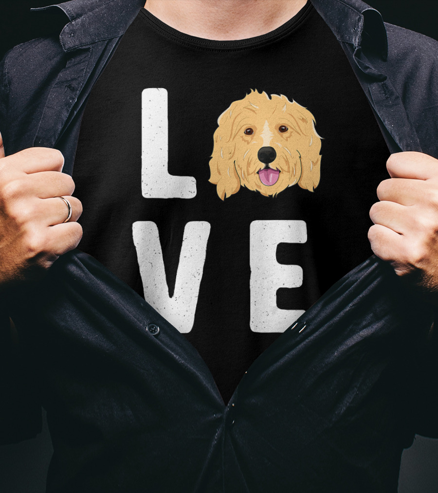 Love Goldendoodles Dog Puppy Doodle T-Shirt