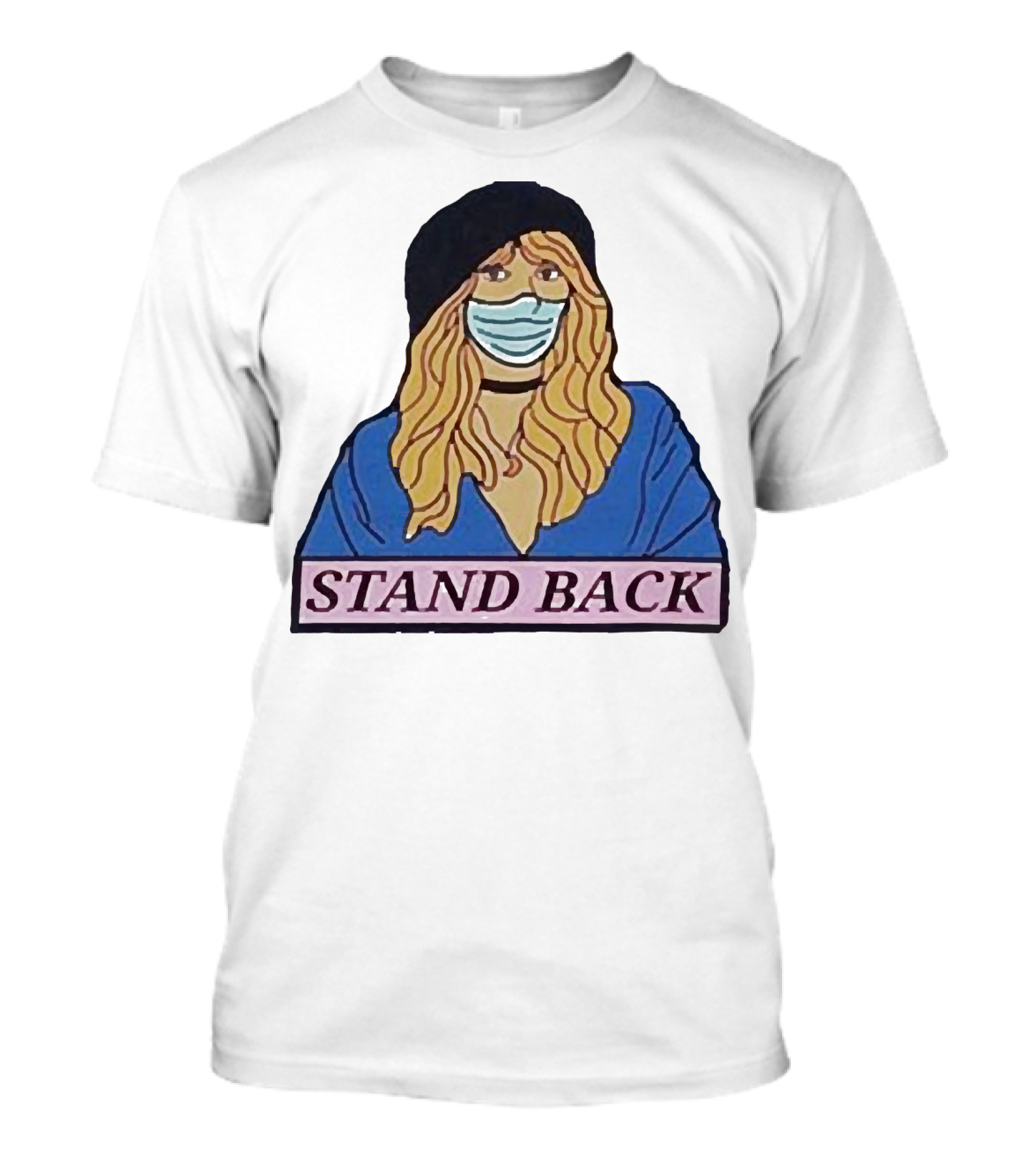 Stevie Nicks Stand Back Masked T-Shirt