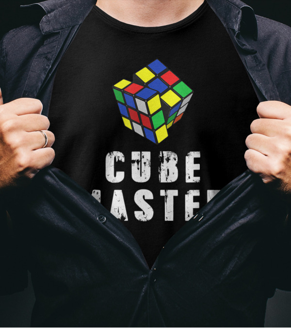 AWESOME MELTING RUBIK CUBE MASTER SOLVED T-Shirt