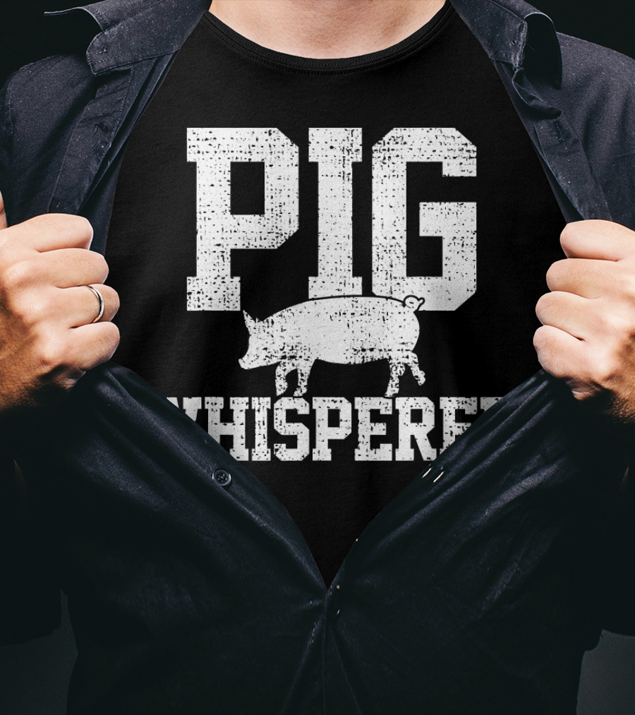 Pig Whisperer Farmer T-Shirt