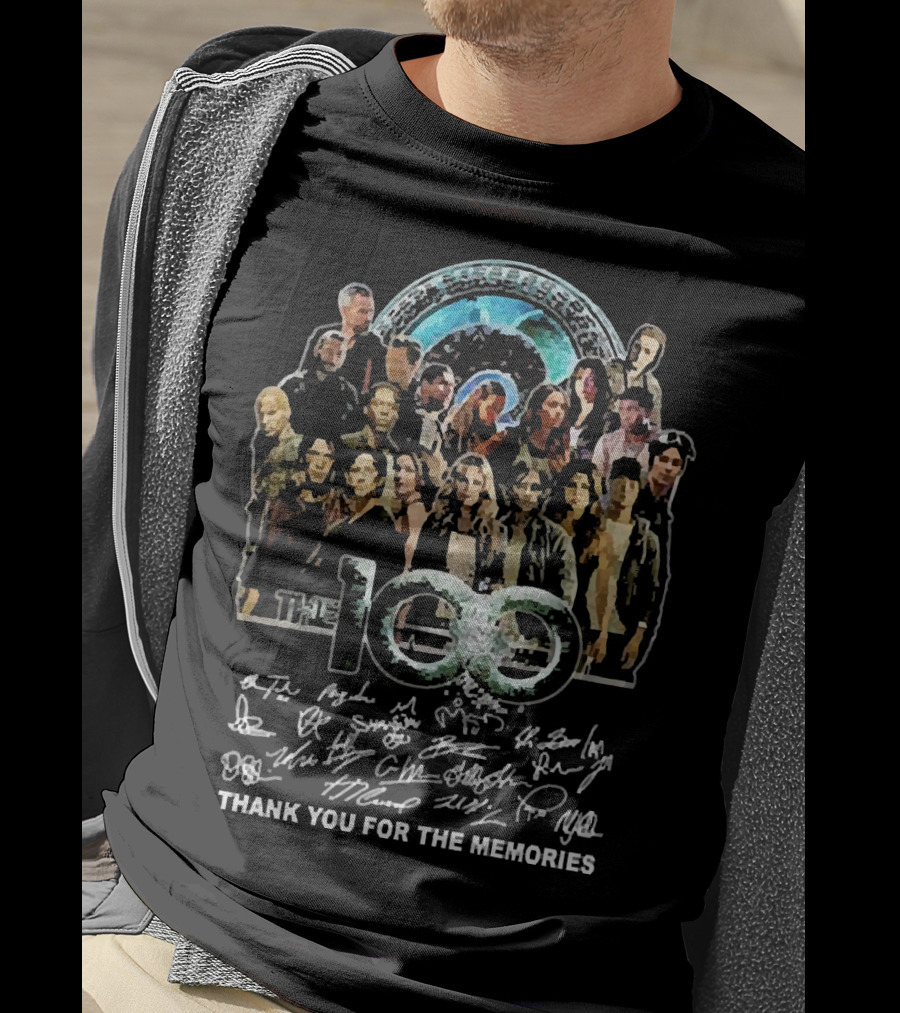 The 100 Cast Thank You For The Memories With Signatures T-Shirt