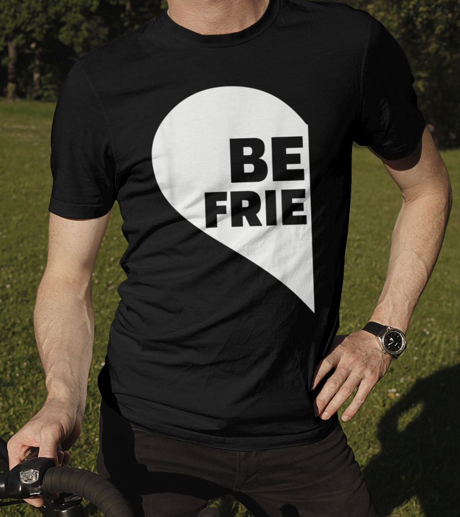 BE FRIE Best Friends Half Left Heart T-Shirt