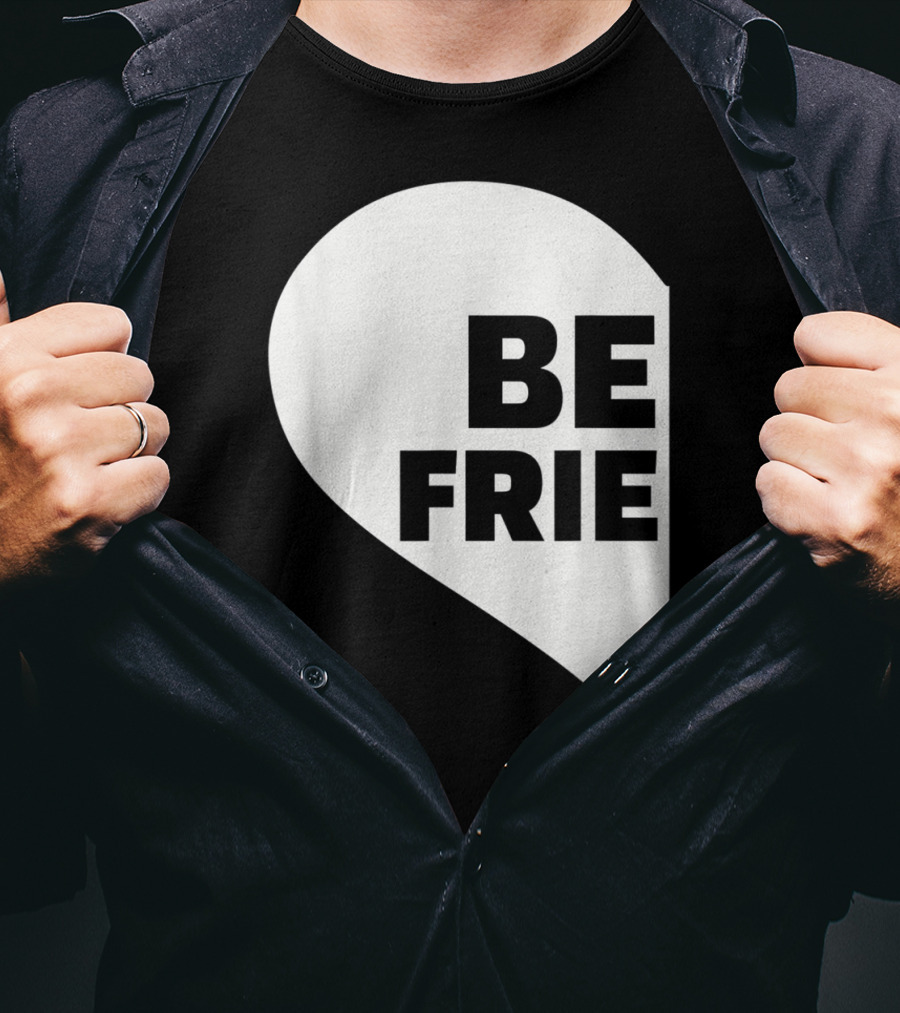 BE FRIE Best Friends Half Left Heart T-Shirt