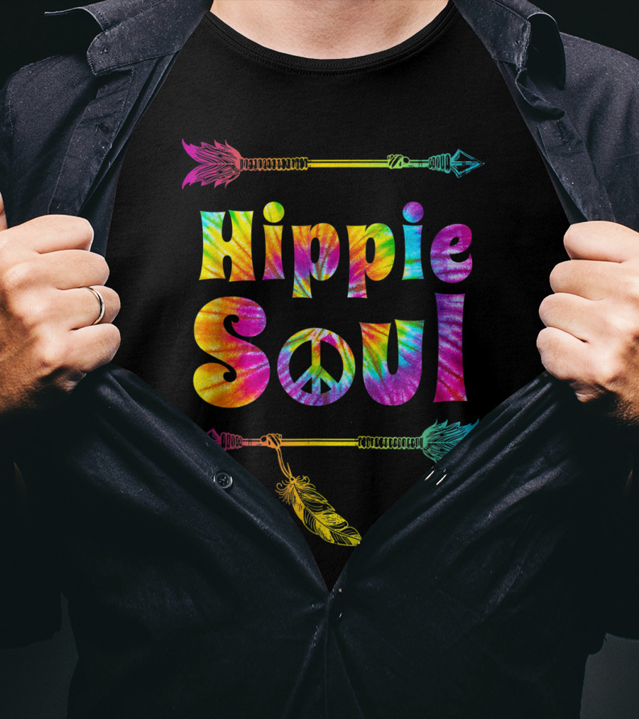 Hippie Soul Tie Dye Peace Tribal Love T-Shirt