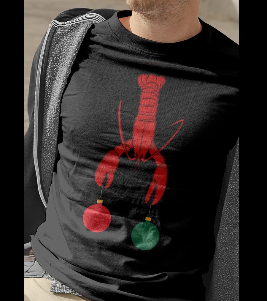Louisiana Crawfish Cajun Holiday Ornaments T-Shirt