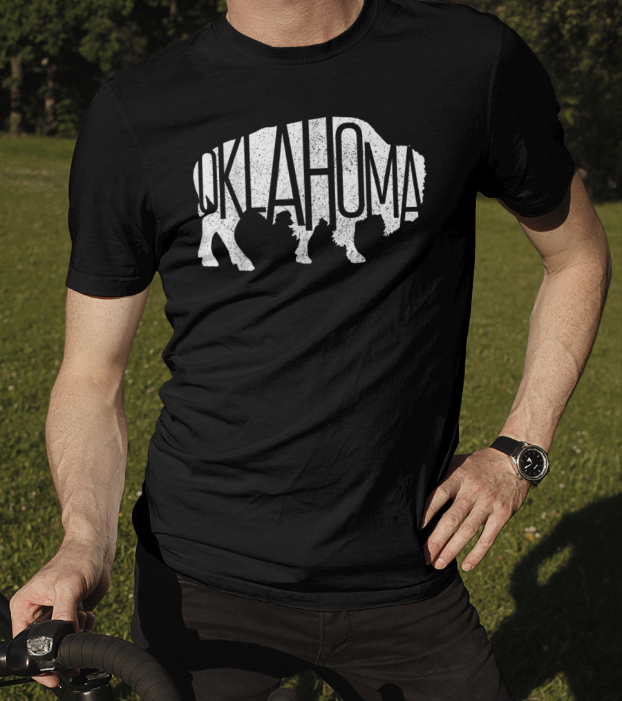 Oklahoma Bison American Buffalo National Park Iconic T-Shirt