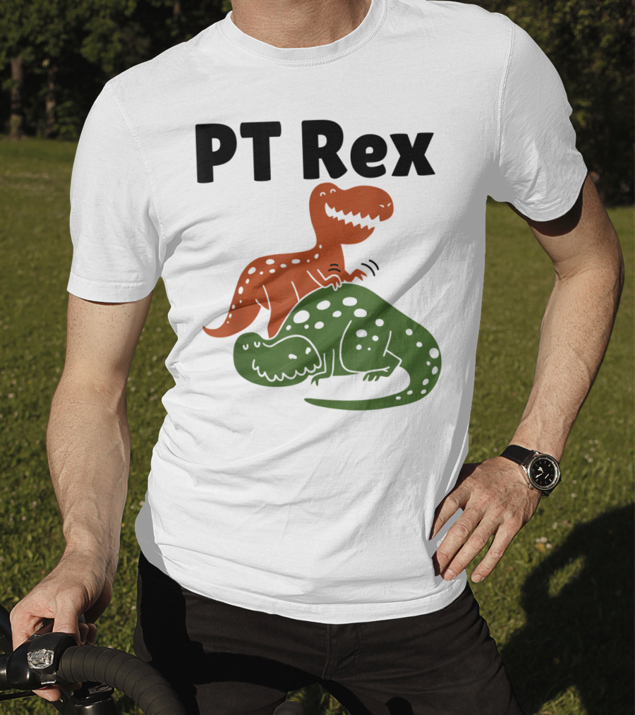 PT Rex Physical Therapist Dinosaur Humor T-Shirt