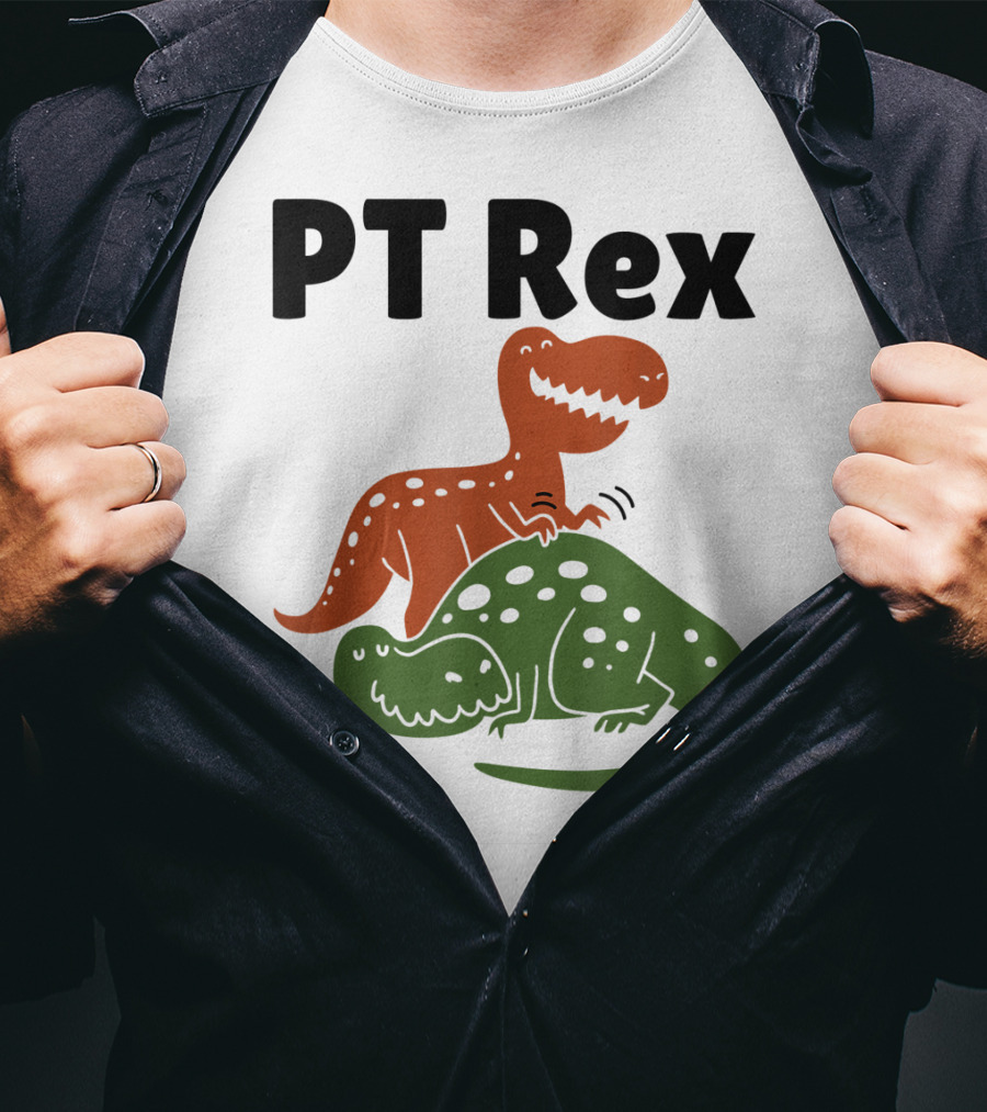 PT Rex Physical Therapist Dinosaur Humor T-Shirt