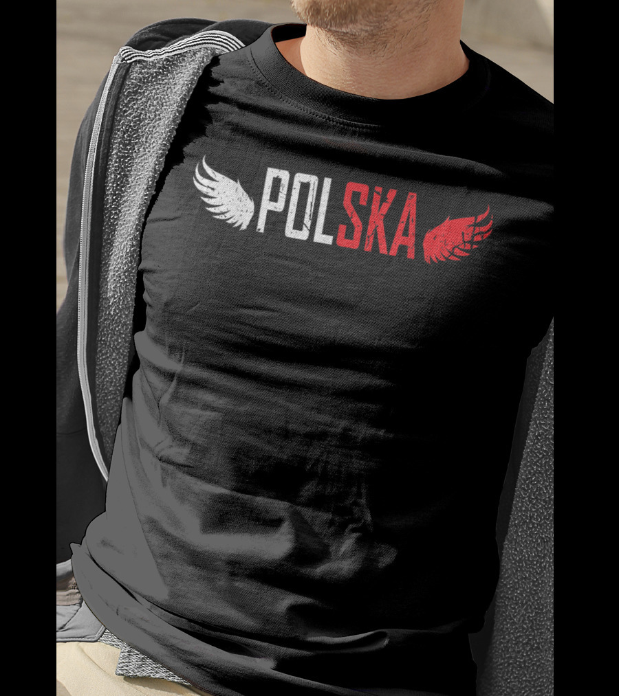 Polska White And Red Wings Polish For All From Poland Polskie T-Shirt