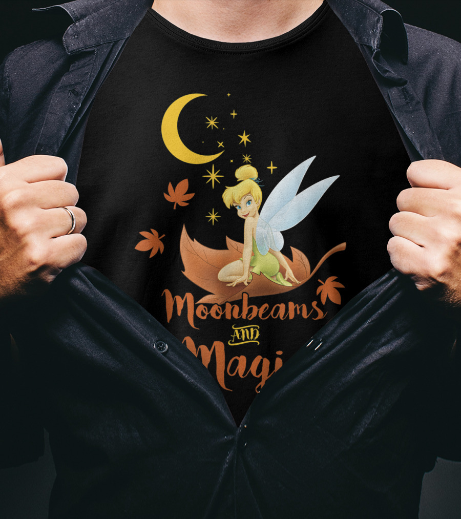 Disney Peter Pan Tinkerbell Moonbeams And Magic T-Shirt