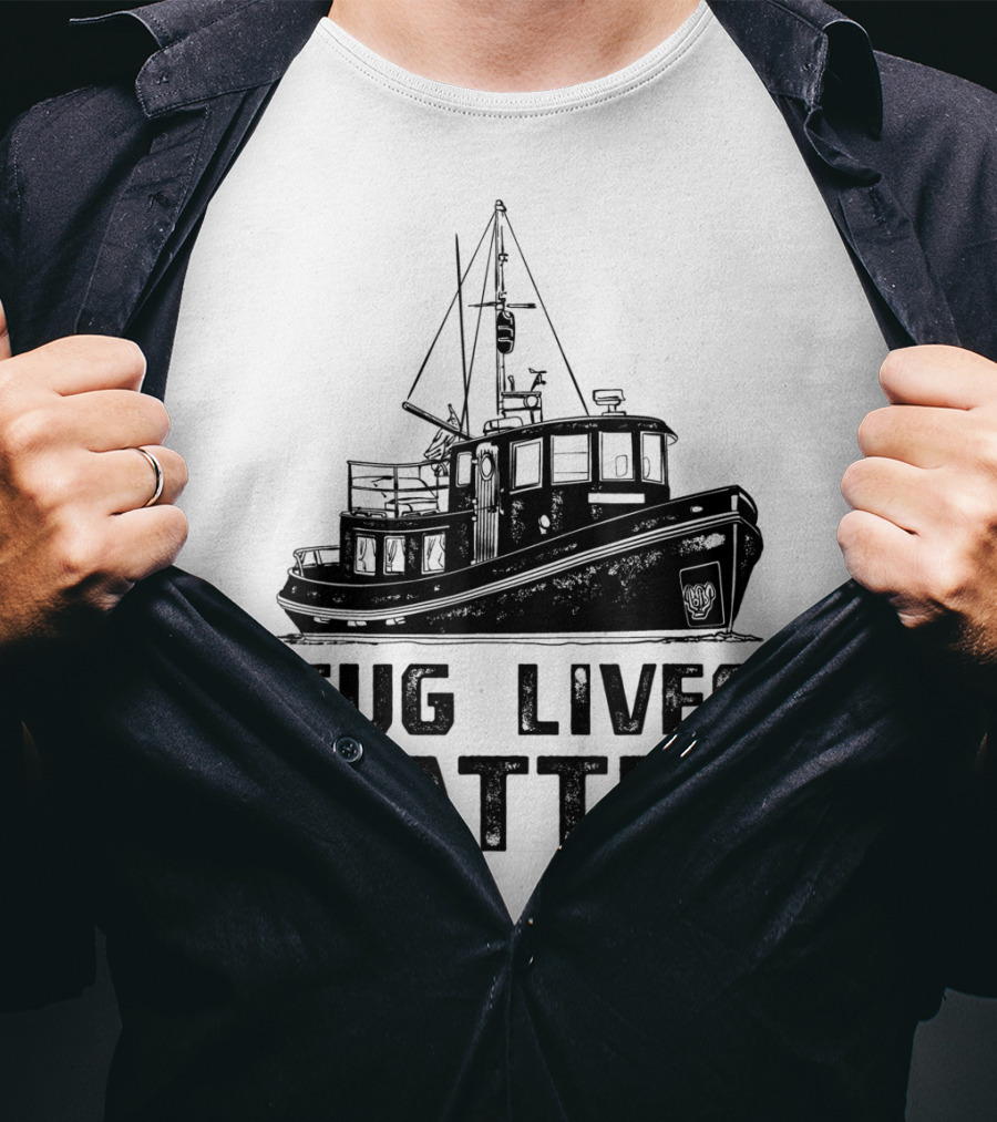Tugboat Tug Lives Matter Boat T-Shirt