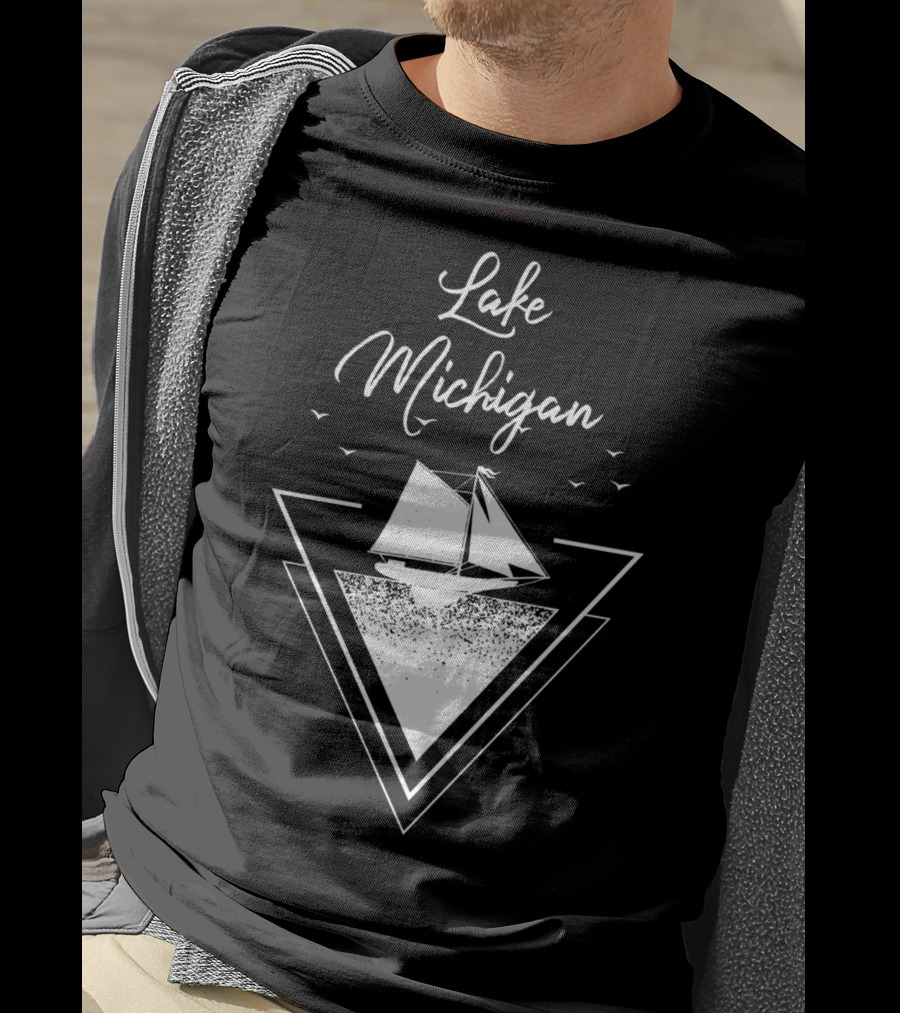 Lake Michigan Sailing Adventure Water Fun Great T-Shirt