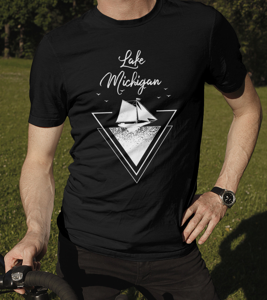 Lake Michigan Sailing Adventure Water Fun Great T-Shirt