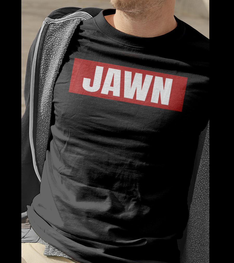 Philadelphia Jawn Bold Red Block Text T-Shirt