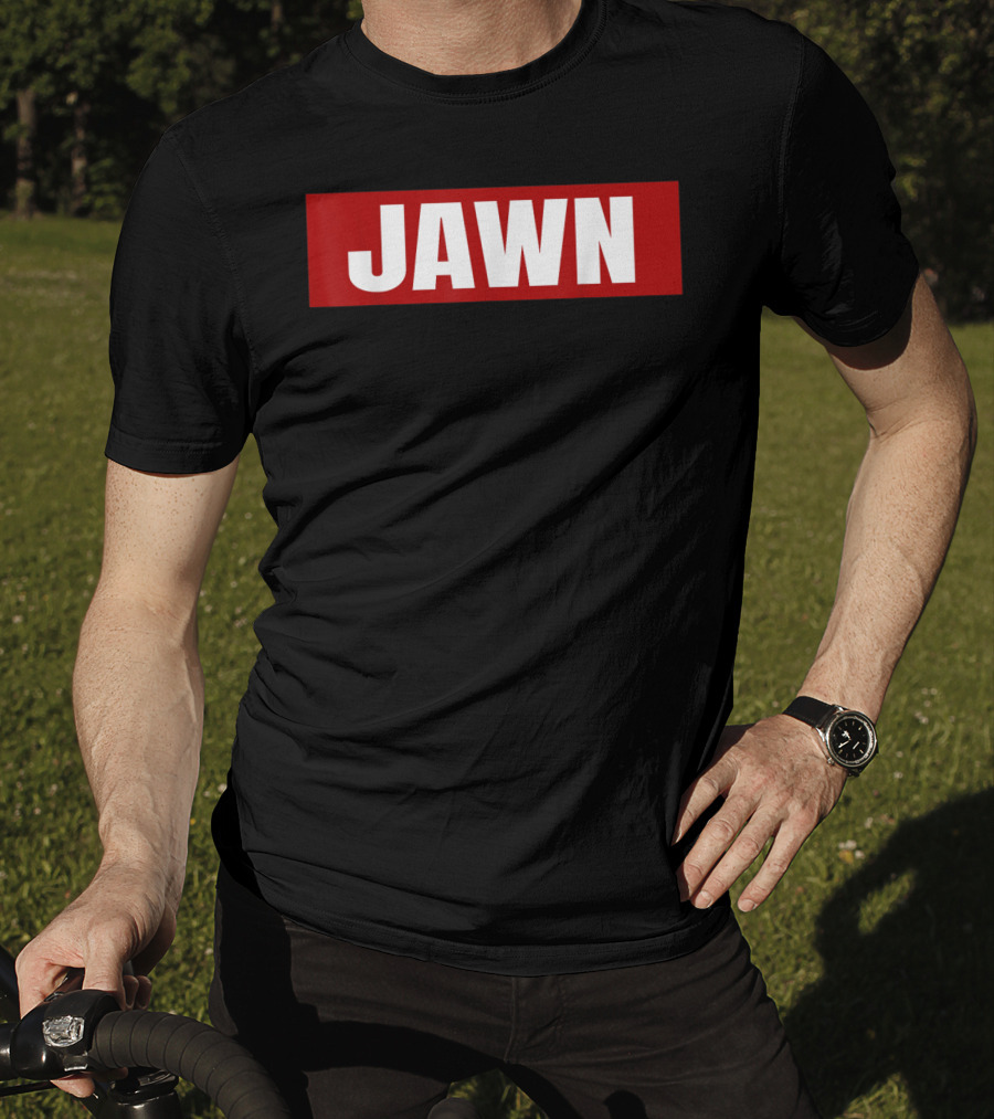 Philadelphia Jawn Bold Red Block Text T-Shirt