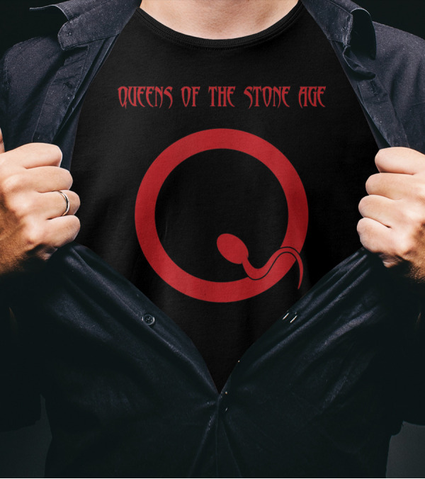 Queens Of The Stone Age Red Q Snake T-Shirt