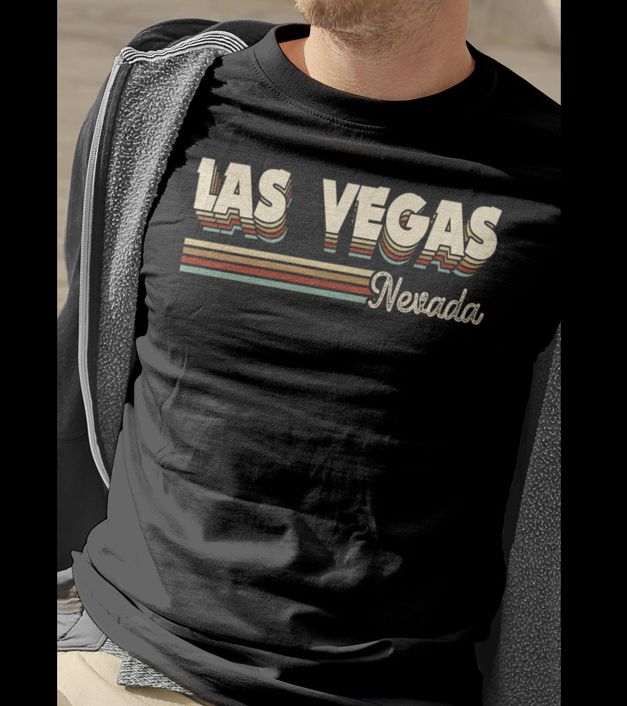 Las Vegas Nevada Retro Vintage 70s 80s T-Shirt
