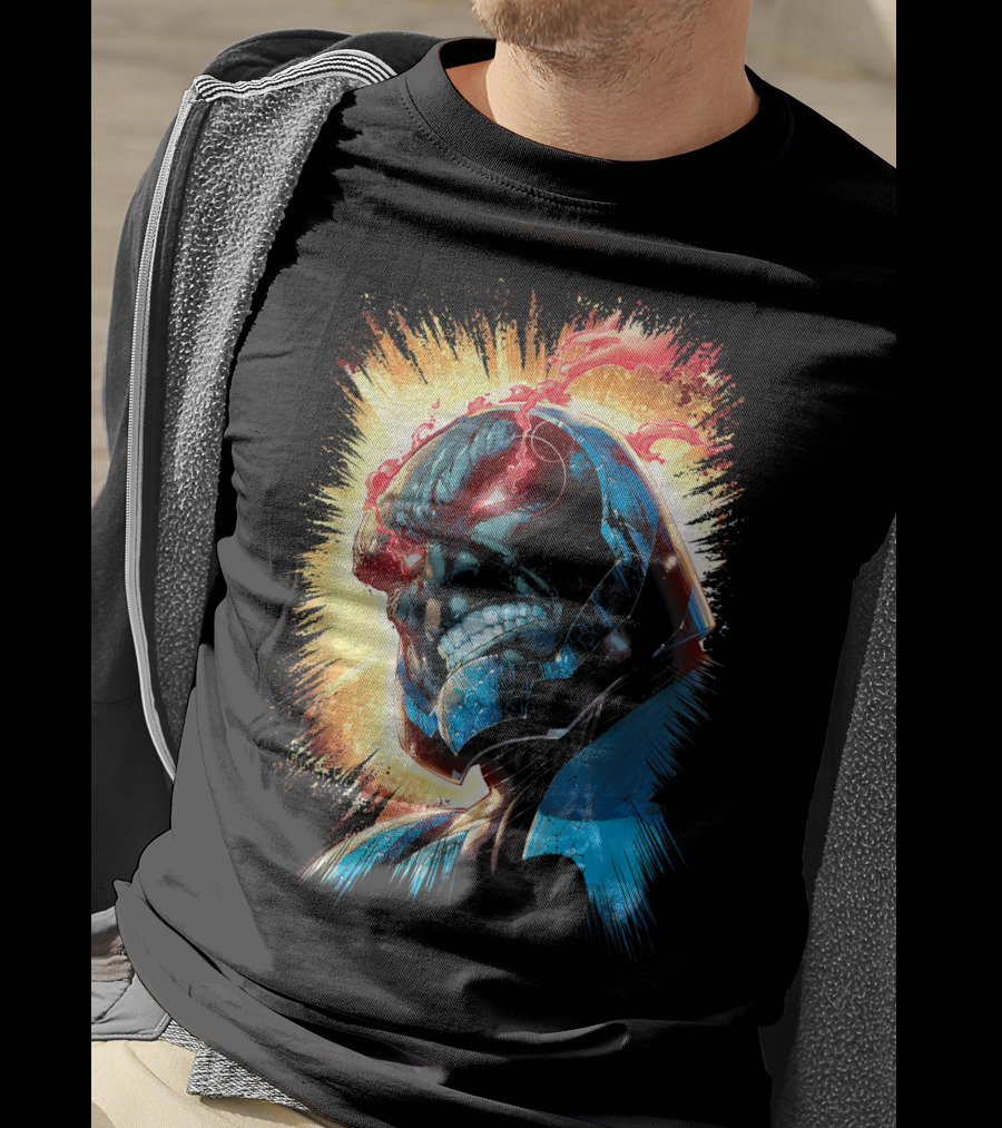 Justice League Darkseid Is Apokolips Omega Beam Wrath T-Shirt