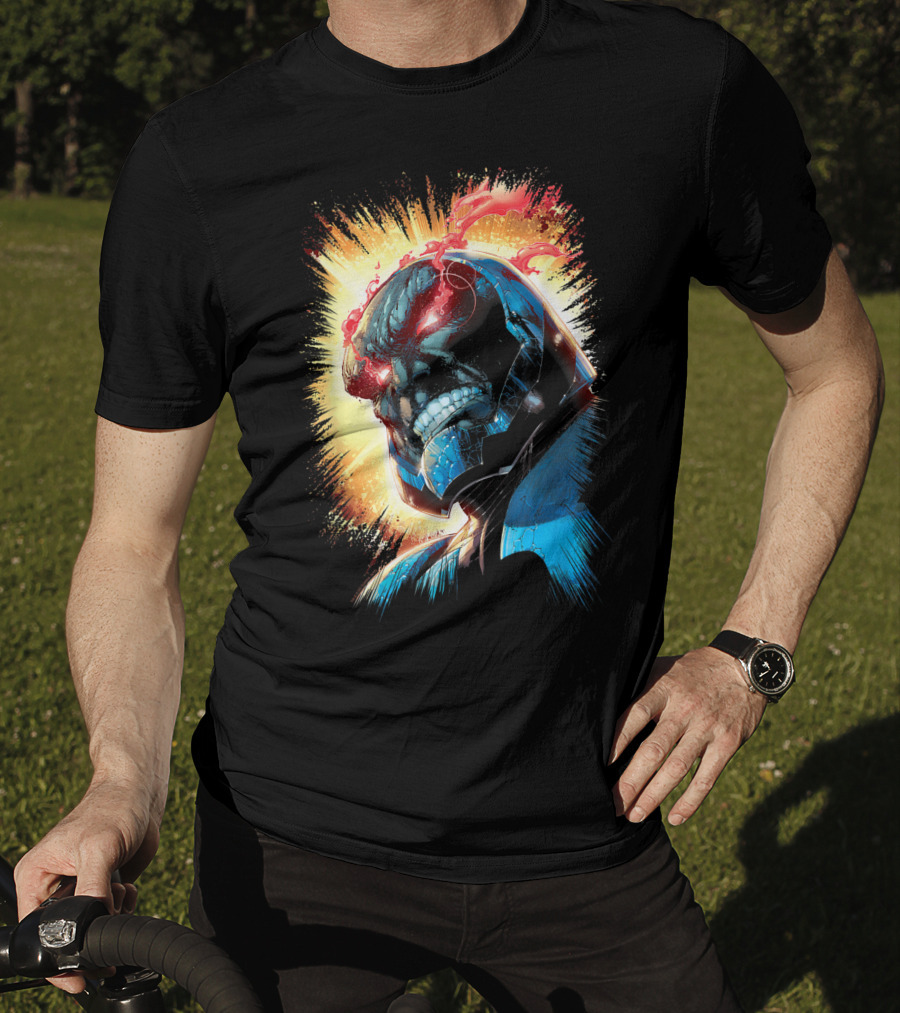 Justice League Darkseid Is Apokolips Omega Beam Wrath T-Shirt