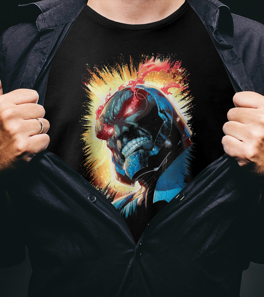 Justice League Darkseid Is Apokolips Omega Beam Wrath T-Shirt