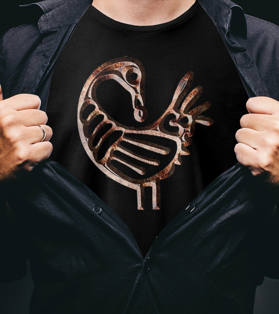 Sankofa Bird Adinkra Symbol African Art Asante African Heritage T-Shirt