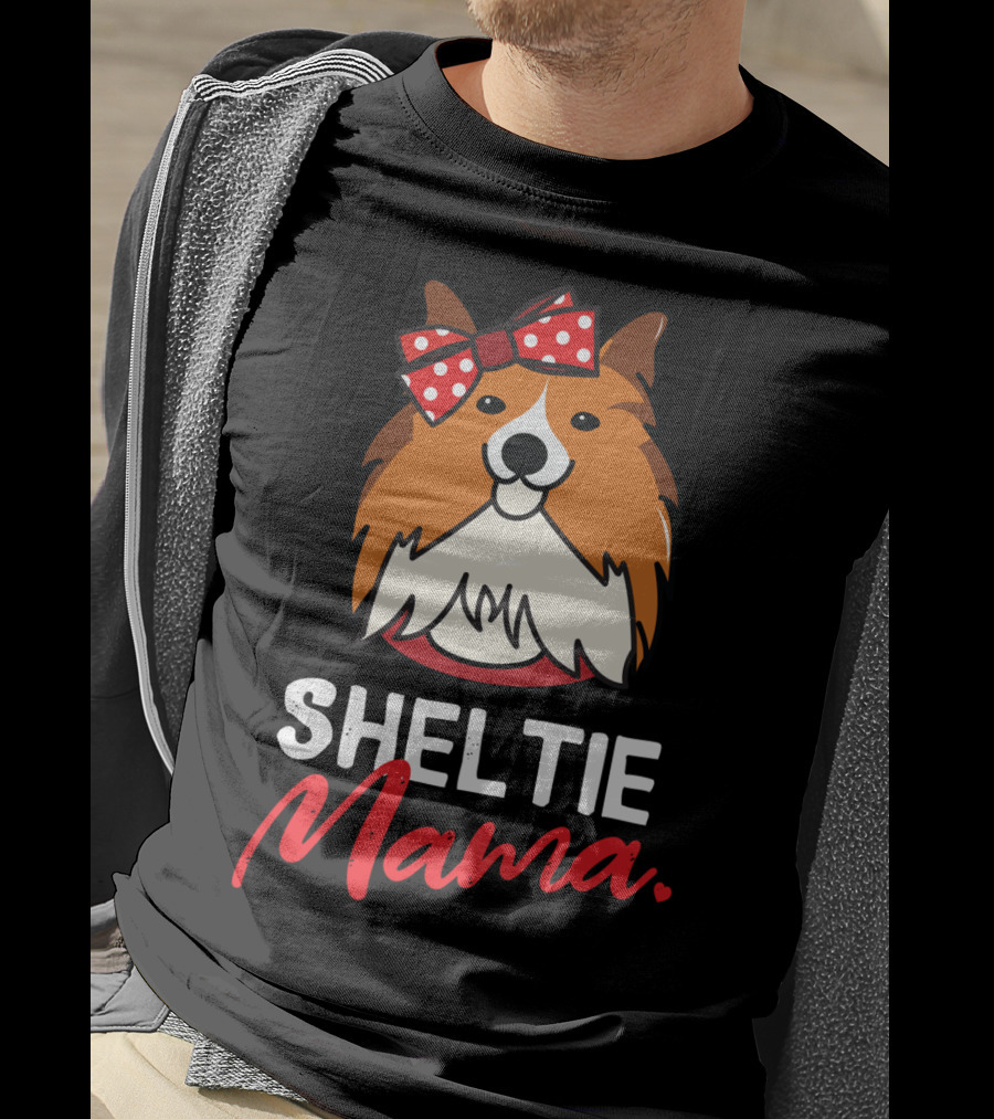 Sheltie Mama Shetland Sheepdog Mom T-Shirt