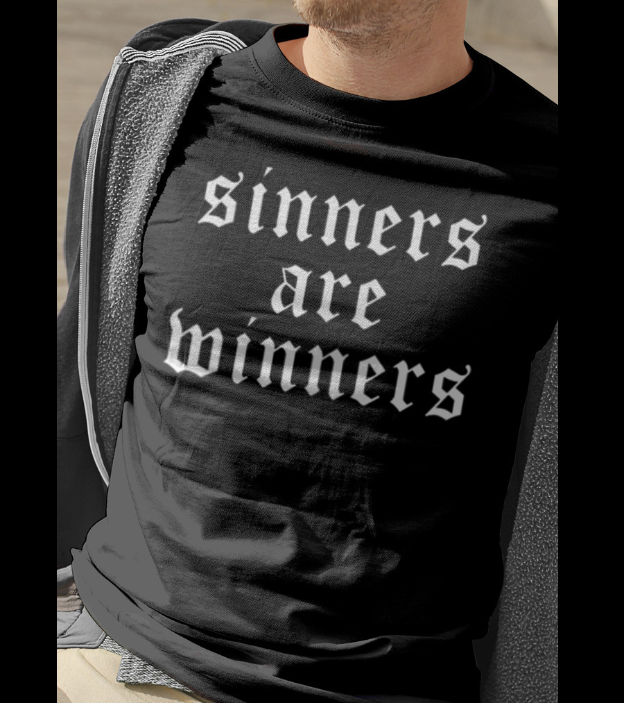 Sinners Are Winners Aesthetic Pastel Goth Gothic T-Shirt