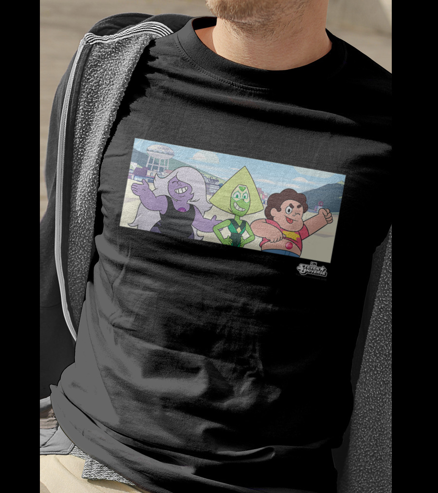 ShortySquad Steven Universe Characters Scene T-Shirt