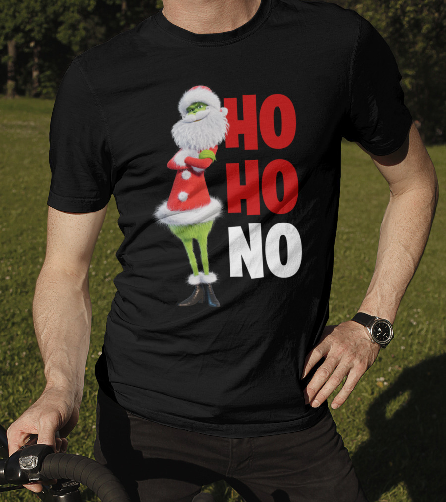 The Grinch Ho Ho No Christmas Santa Suit T-Shirt
