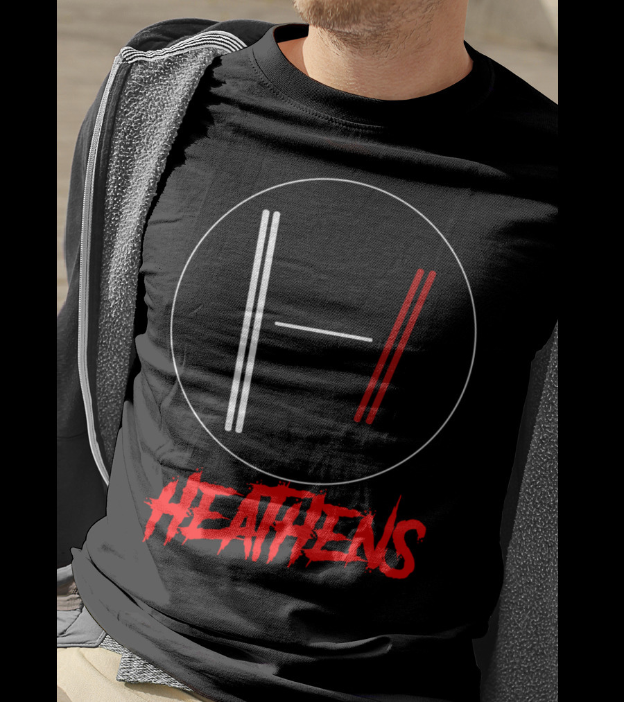 Twenty One Pilots Heathens Logo Circle T-Shirt