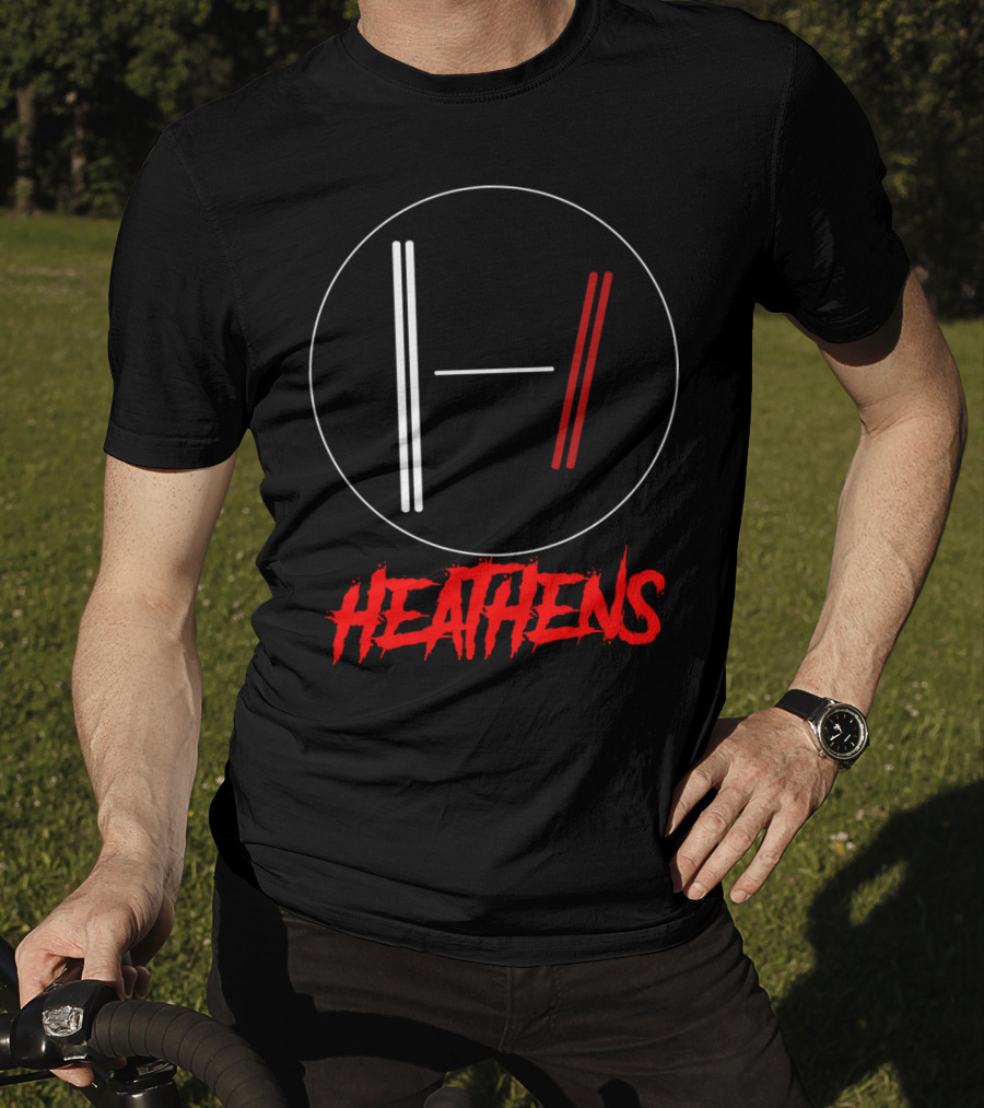 Twenty One Pilots Heathens Logo Circle T-Shirt