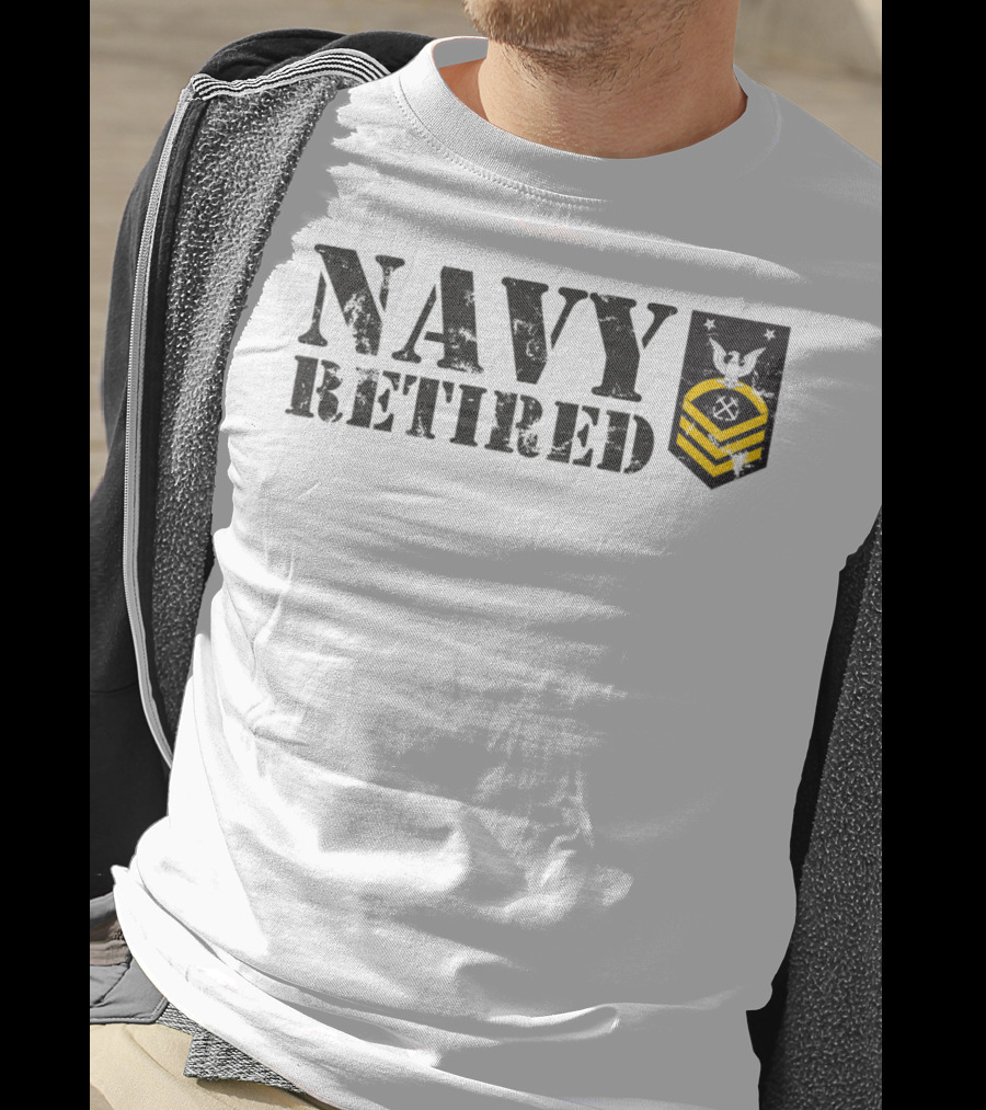 Navy Retired Usn Master Chief Petty Officer Mcpo Insignia T-Shirt