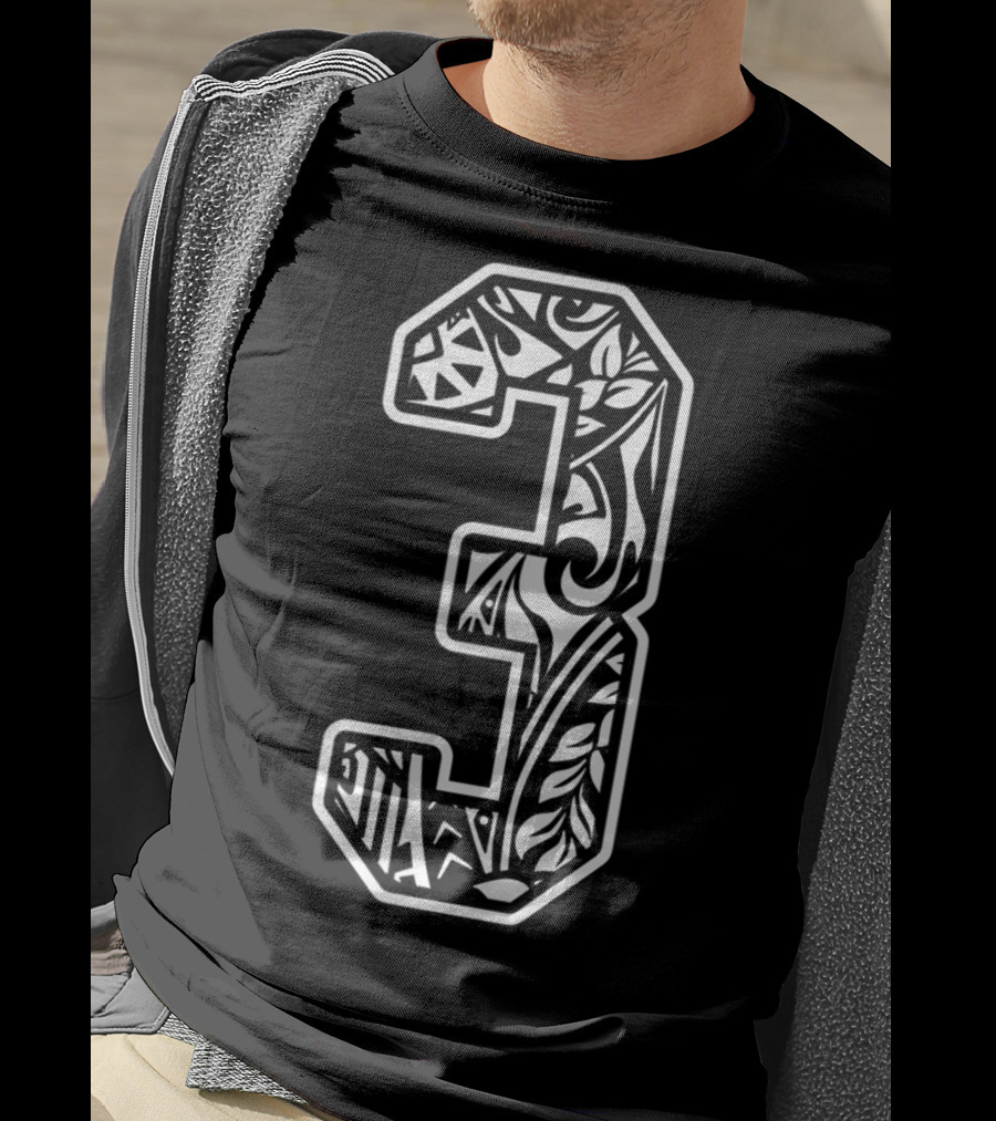 Polynesian Tattoo Number 3 Sports Fan Small T-Shirt
